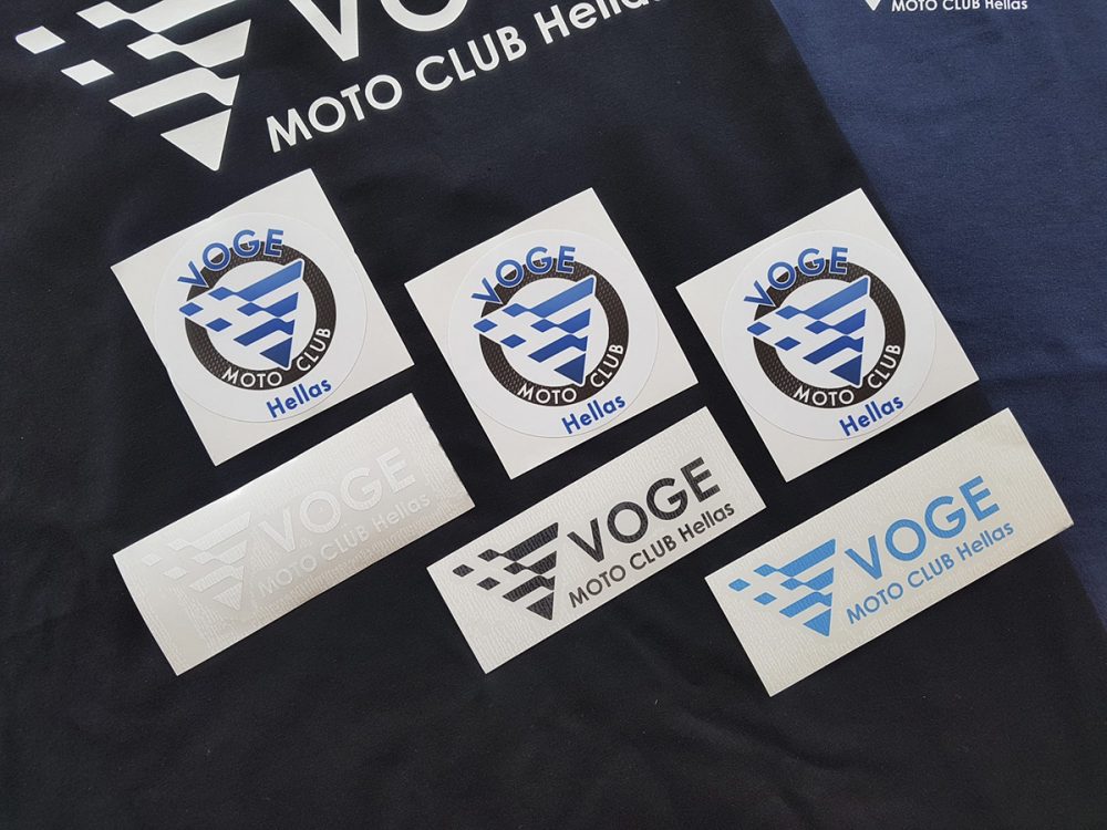 Αυτοκόλλητα Voge Moto Club Hellas