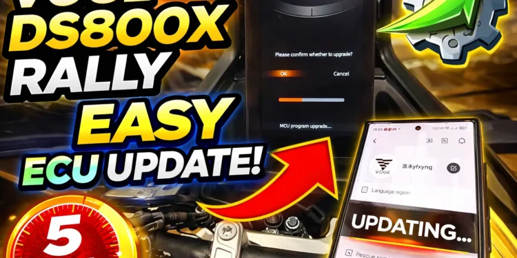 ECU UPDATE VOGE DS800X RALLY