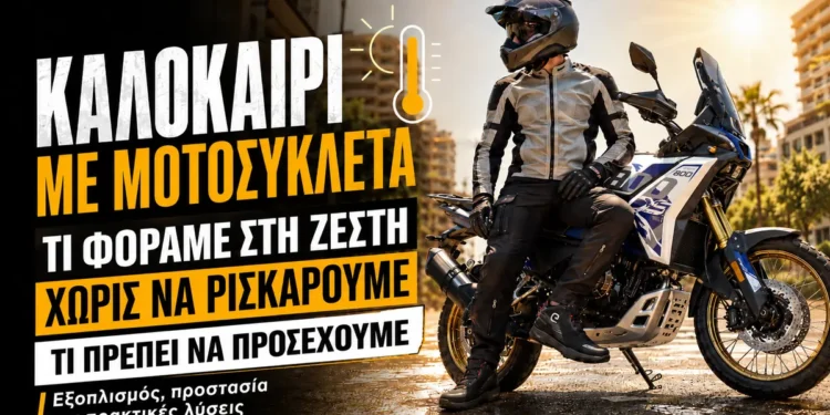 SUMMER AND MOTORCYCLIST